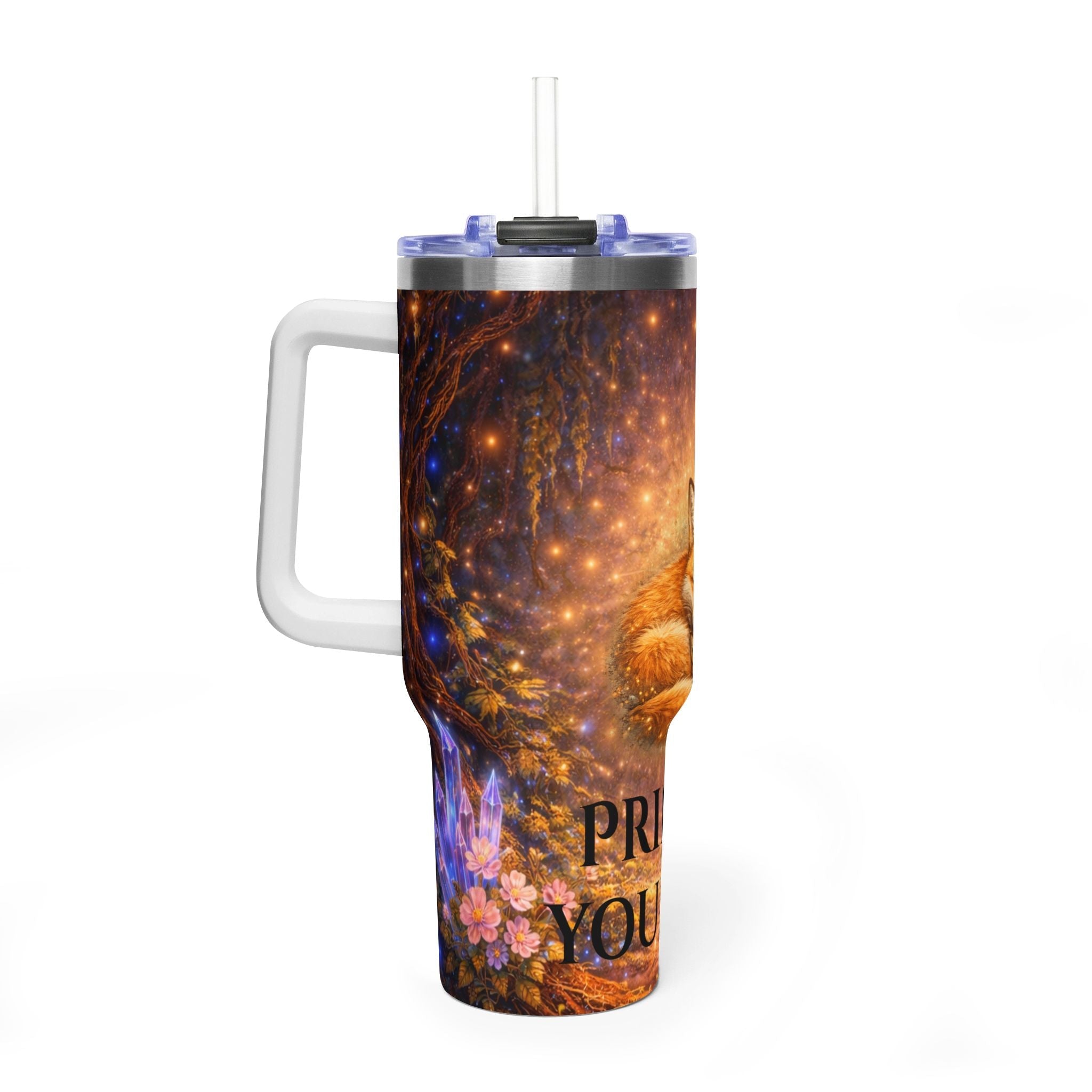 🌷 40oz Fox Forest Vacuum Tumbler Insulated Thermal Travel Mug — Fox Mom & Baby Design - Aurora Path Media12302498005218486098🌷 40oz Fox Forest Vacuum Tumbler Insulated Thermal Travel Mug — Fox Mom & Baby DesignLight Purple40oz