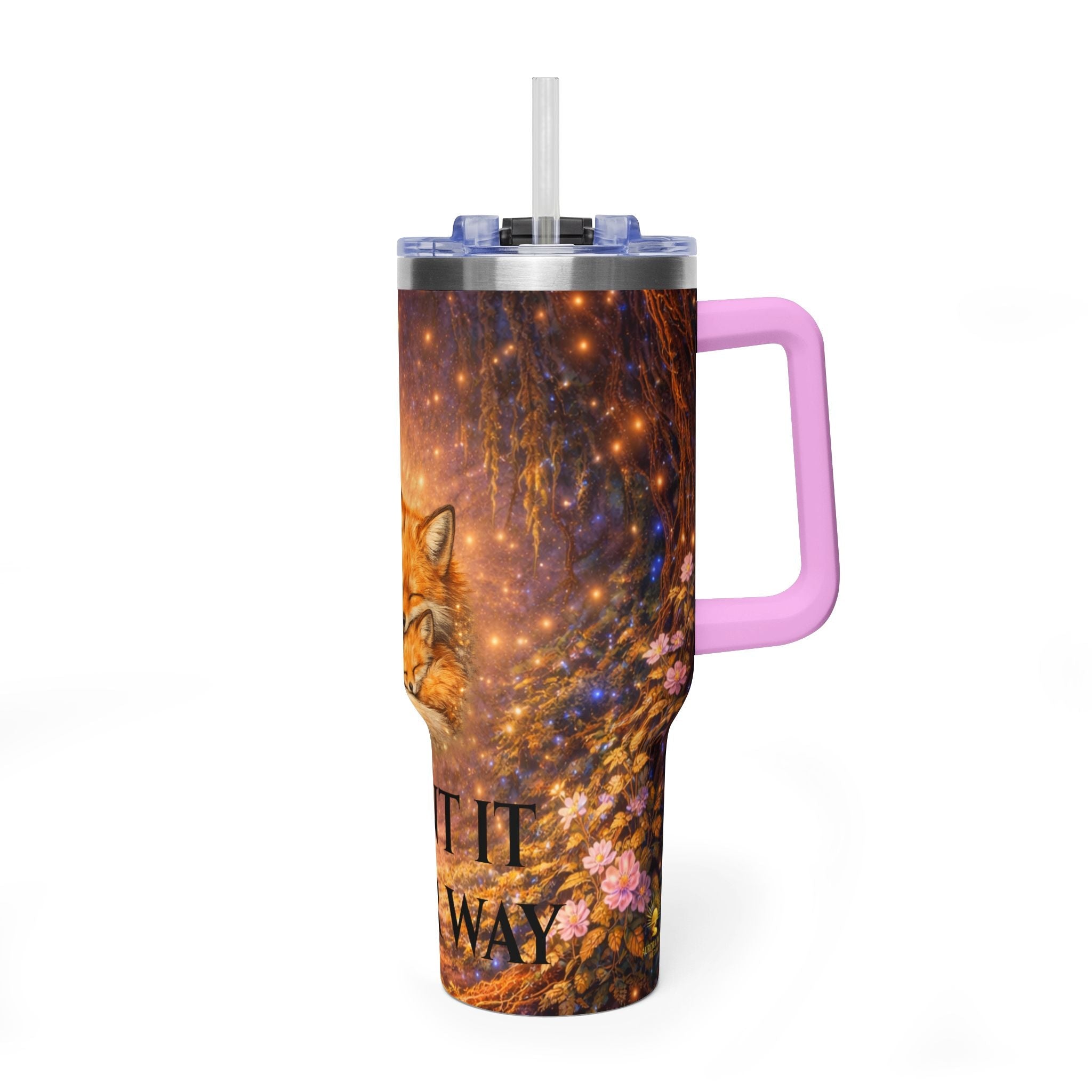 🌷 40oz Fox Forest Vacuum Tumbler Insulated Thermal Travel Mug — Fox Mom & Baby Design - Aurora Path Media12302498005218486098🌷 40oz Fox Forest Vacuum Tumbler Insulated Thermal Travel Mug — Fox Mom & Baby DesignLight Purple40oz