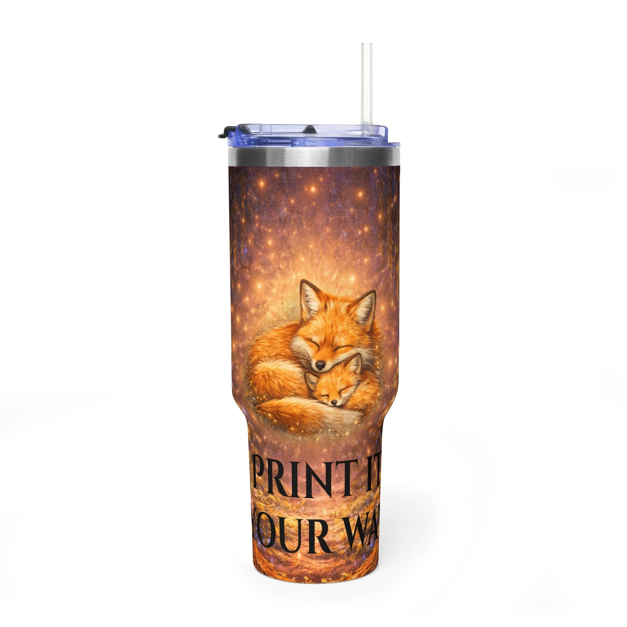 🌷 40oz Fox Forest Vacuum Tumbler Insulated Thermal Travel Mug — Fox Mom & Baby Design - Aurora Path Media16092176393391466830🌷 40oz Fox Forest Vacuum Tumbler Insulated Thermal Travel Mug — Fox Mom & Baby DesignPink40oz