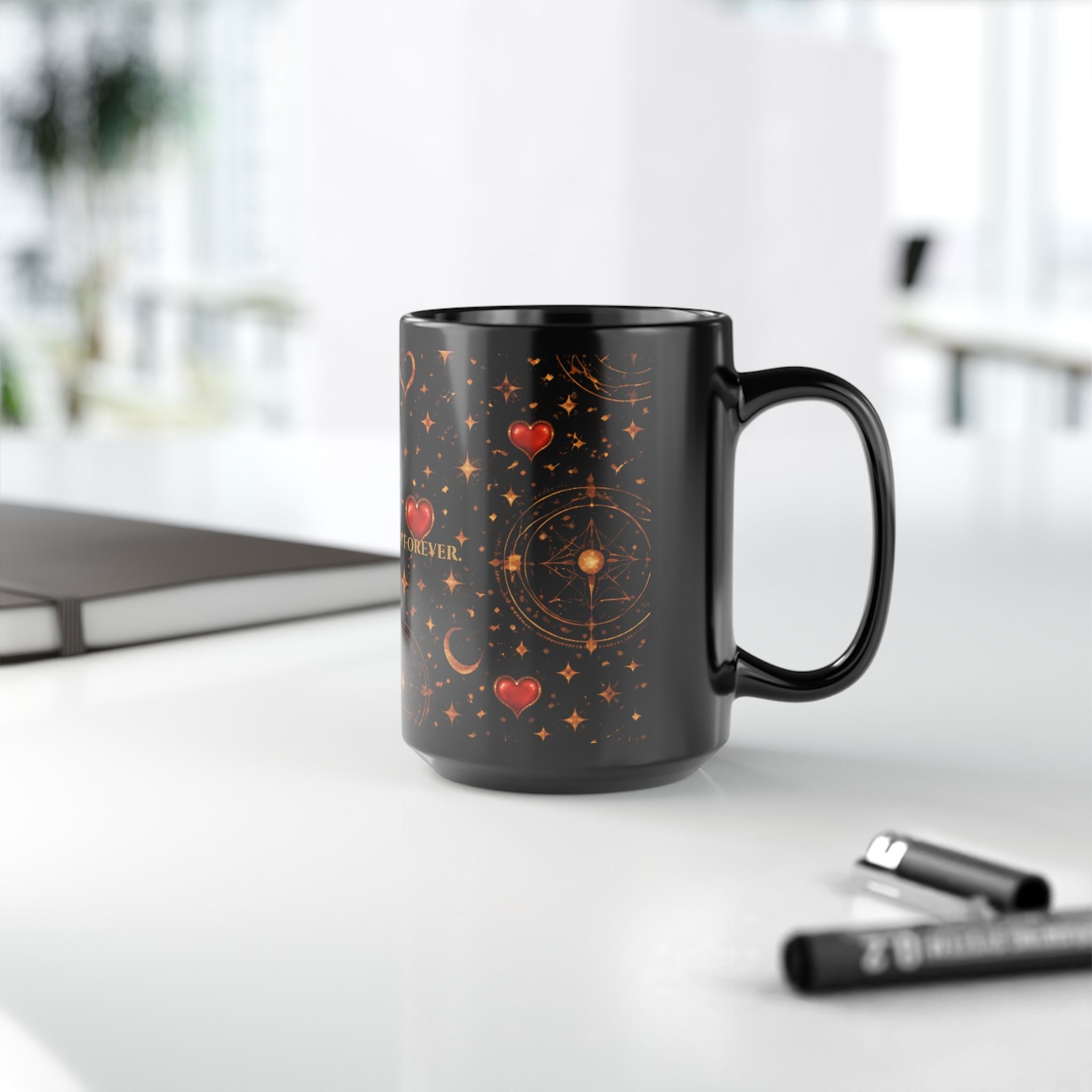 A Quiet Kind of Forever — 15oz Black Mug with Celestial Valentine Design - Aurora Path Media44263616450627464540A Quiet Kind of Forever — 15oz Black Mug with Celestial Valentine Design15oz