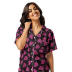❤️ All - Over Print Women’s Short Sleeve Pajama Top - Aurora Path Media5701875_20965Product mockupXS
