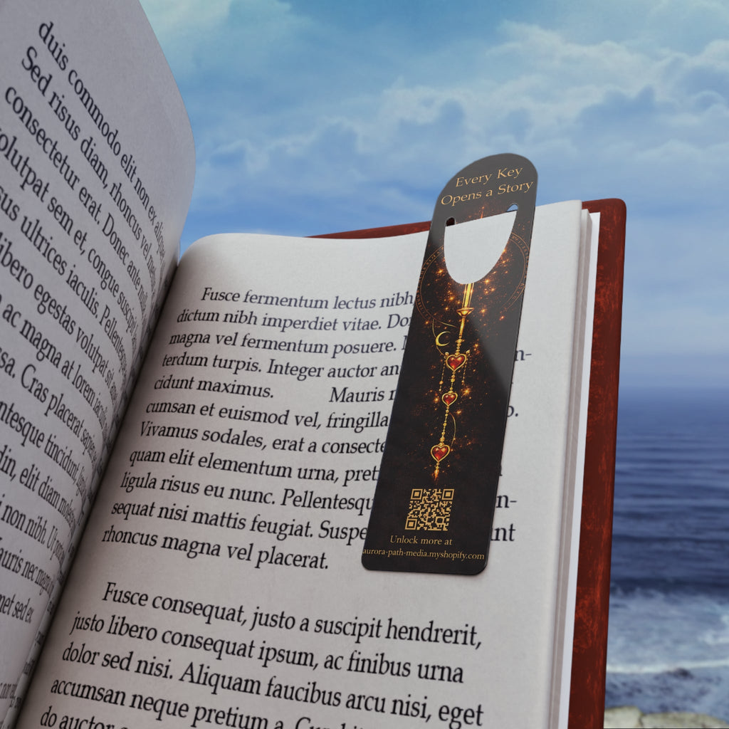 Aurora Path Media Brushed Metal Bookmark — QR - Linked Promotional Bookmark - Aurora Path Media13110874930224578315Aurora Path Media Brushed Metal Bookmark — QR - Linked Promotional BookmarkWhiteOne size