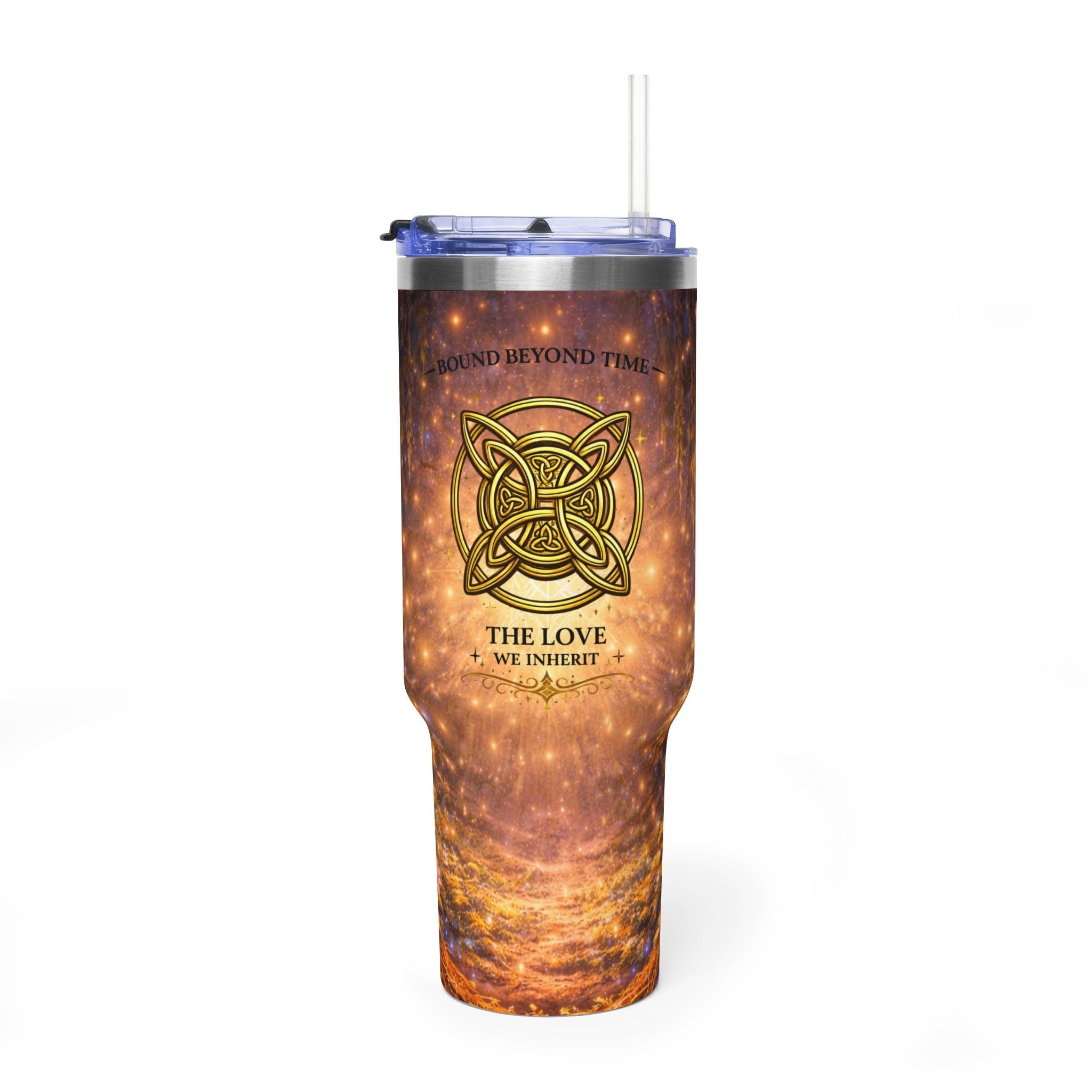 ✨ Bound Beyond Time Celtic Knot 40oz Vacuum Thermal Tumbler - Aurora Path Media9986007003636456019999860070036364560199✨ Bound Beyond Time Celtic Knot 40oz Vacuum Thermal TumblerBlack40oz