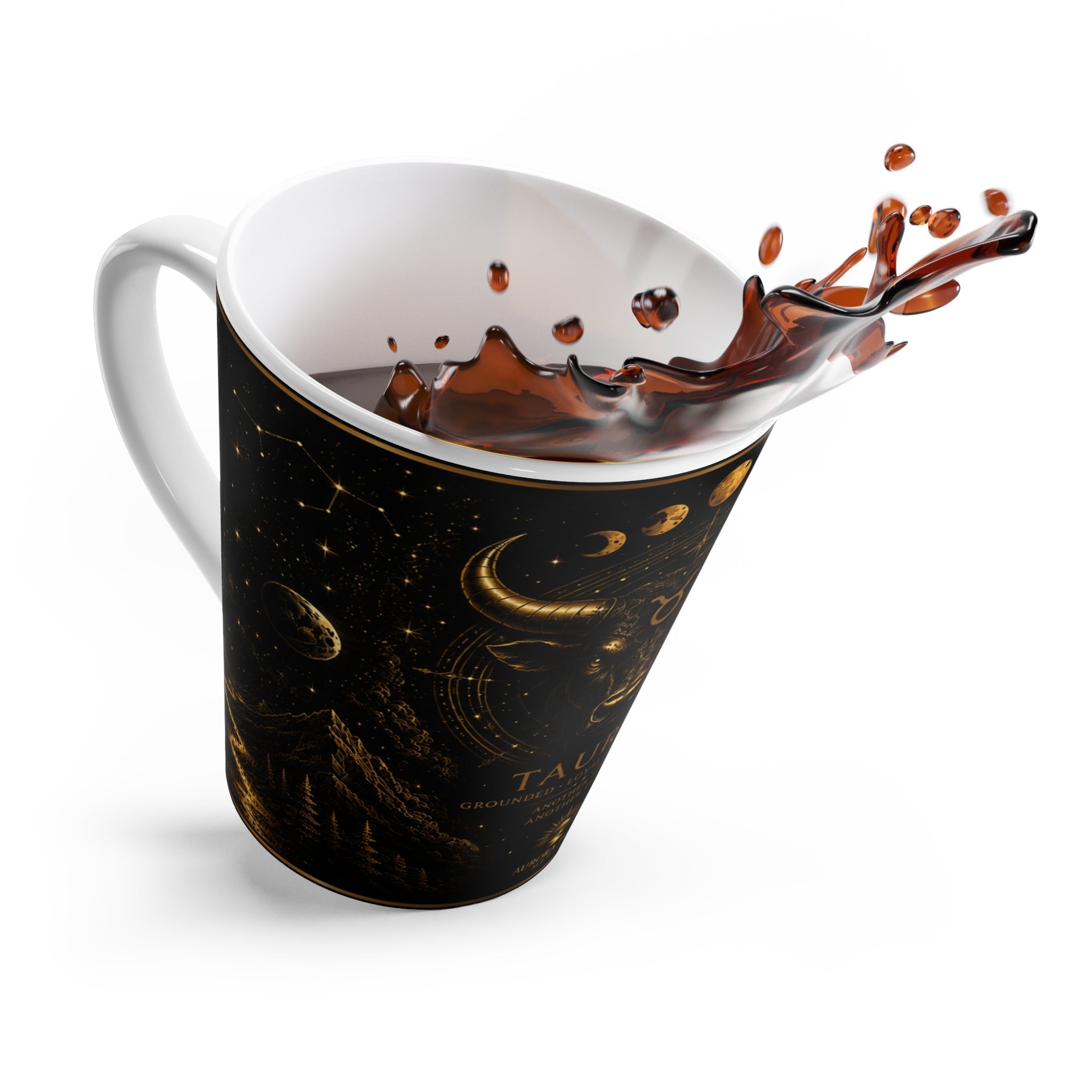 ✨ Celestial Bull Latte Mug Taurus Zodiac Astrology Coffee Cup — 12oz - Aurora Path Media19043754511714069585✨ Celestial Bull Latte Mug Taurus Zodiac Astrology Coffee Cup — 12oz12oz