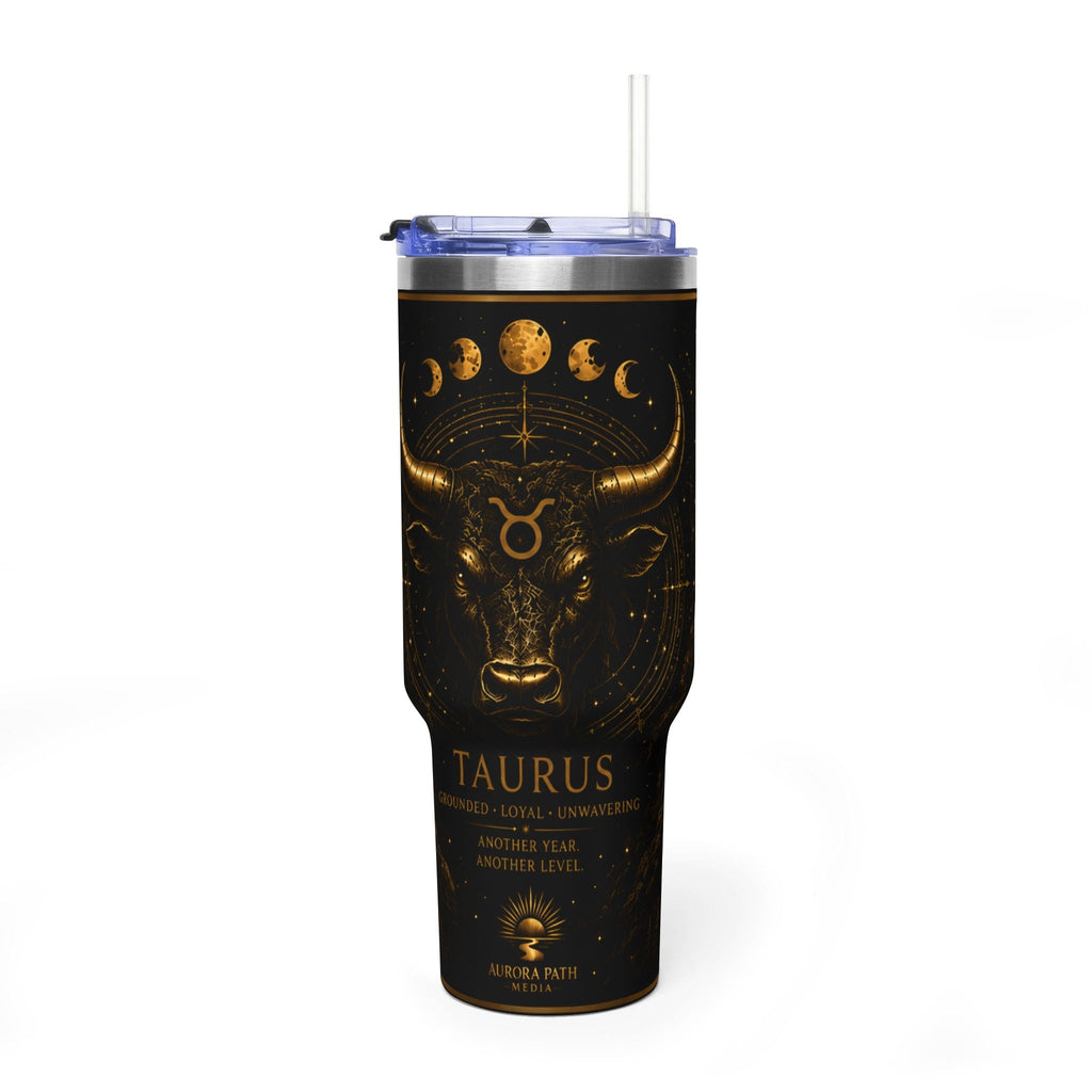 ✨ Celestial Bull Relic Taurus Zodiac 40oz Thermal Tumbler - Aurora Path Media27643800523429993435✨ Celestial Bull Relic Taurus Zodiac 40oz Thermal TumblerBlack40oz