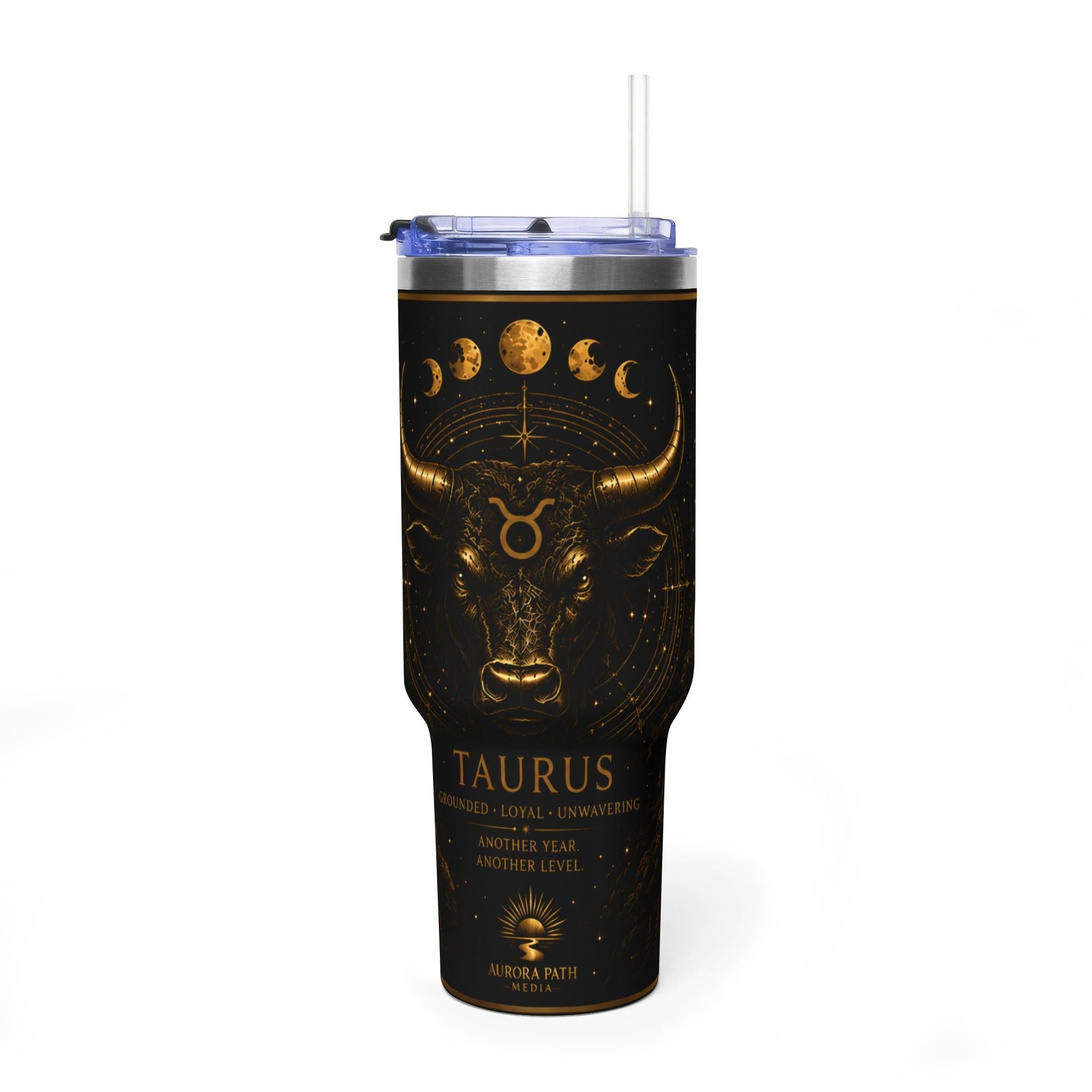 ✨ Celestial Bull Relic Taurus Zodiac 40oz Thermal Tumbler - Aurora Path Media27643800523429993435✨ Celestial Bull Relic Taurus Zodiac 40oz Thermal TumblerBlack40oz