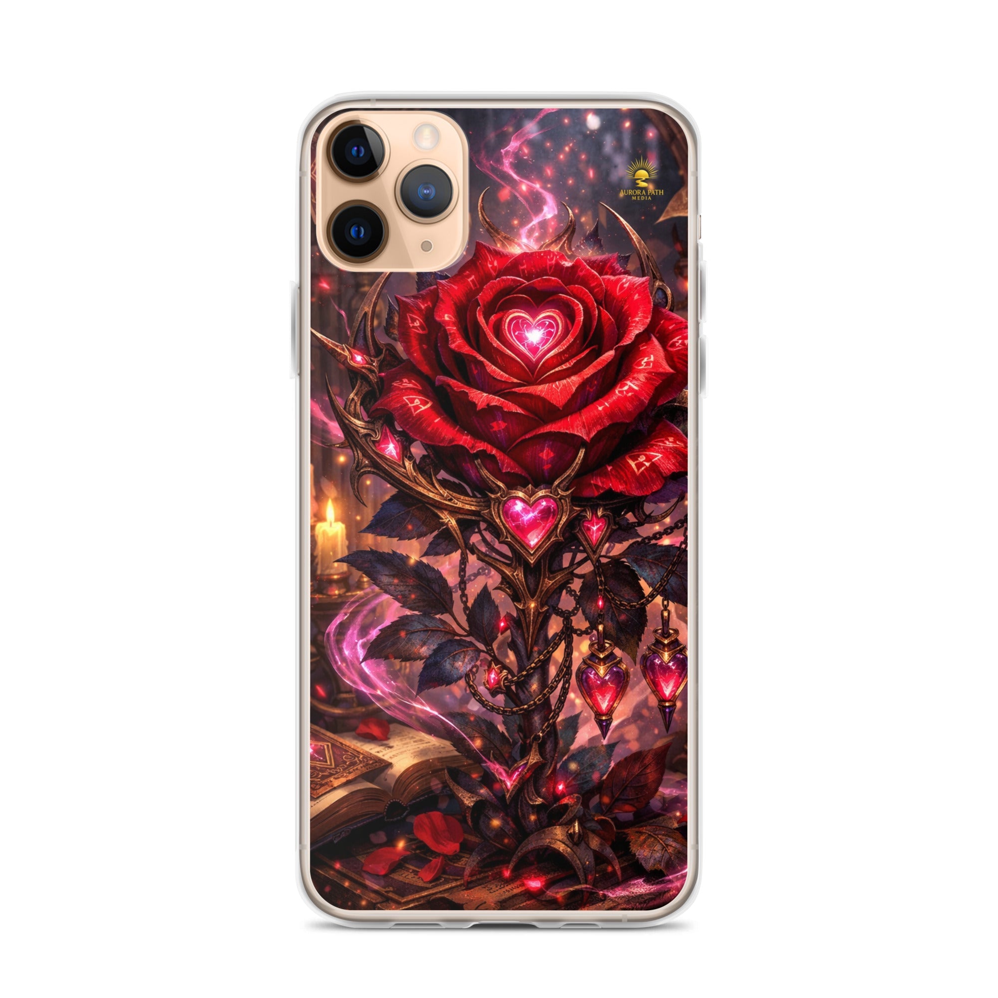 ❤️ Clear iPhone® Case — Slim Transparent Protective Cover - Aurora Path Media2098055_10996Product mockupiPhone 11 Pro Max