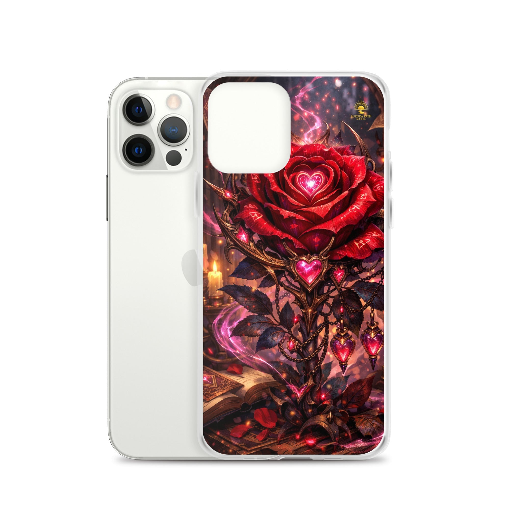 ❤️ Clear iPhone® Case — Slim Transparent Protective Cover - Aurora Path Media2098055_11808Product mockupiPhone 12 Pro