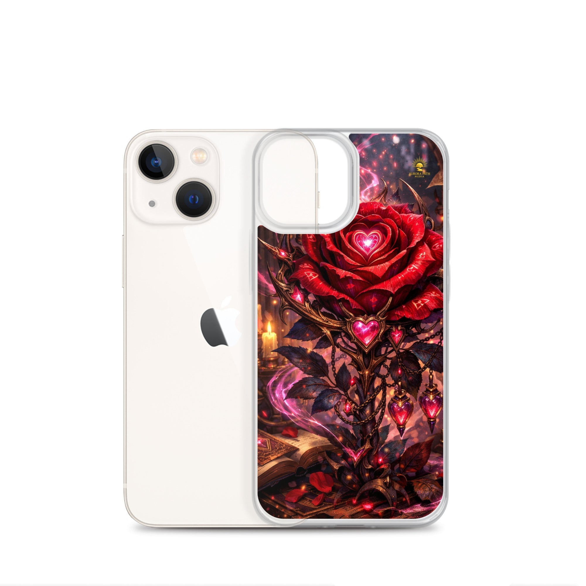 ❤️ Clear iPhone® Case — Slim Transparent Protective Cover - Aurora Path Media2098055_13428Product mockupiPhone 13 mini