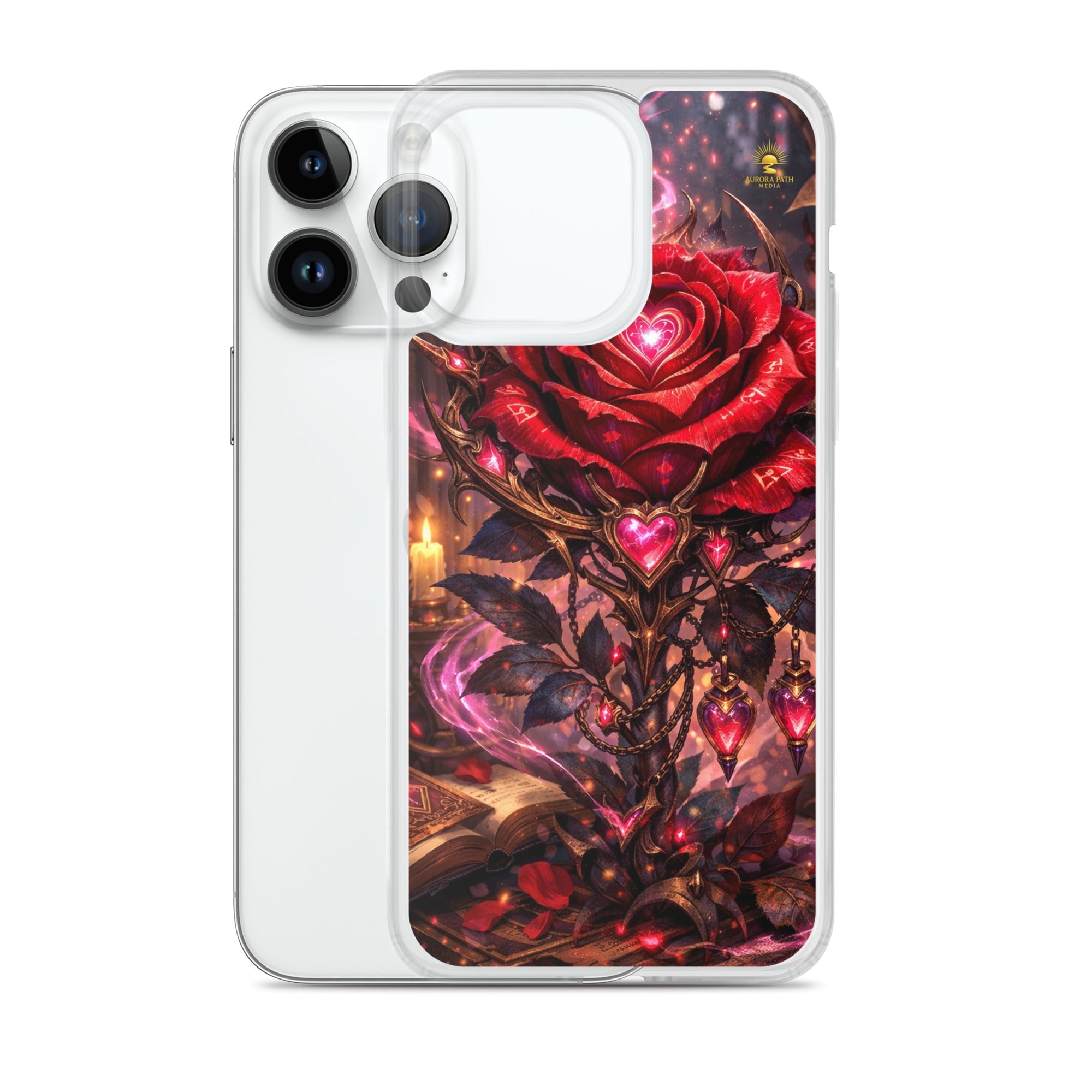 ❤️ Clear iPhone® Case — Slim Transparent Protective Cover - Aurora Path Media2098055_16243Product mockupiPhone 14 Pro Max