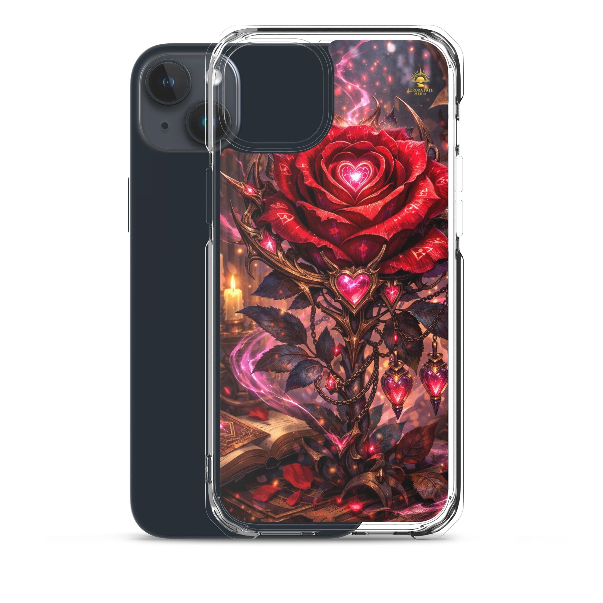 ❤️ Clear iPhone® Case — Slim Transparent Protective Cover - Aurora Path Media2098055_17617Product mockupiPhone 15 Plus
