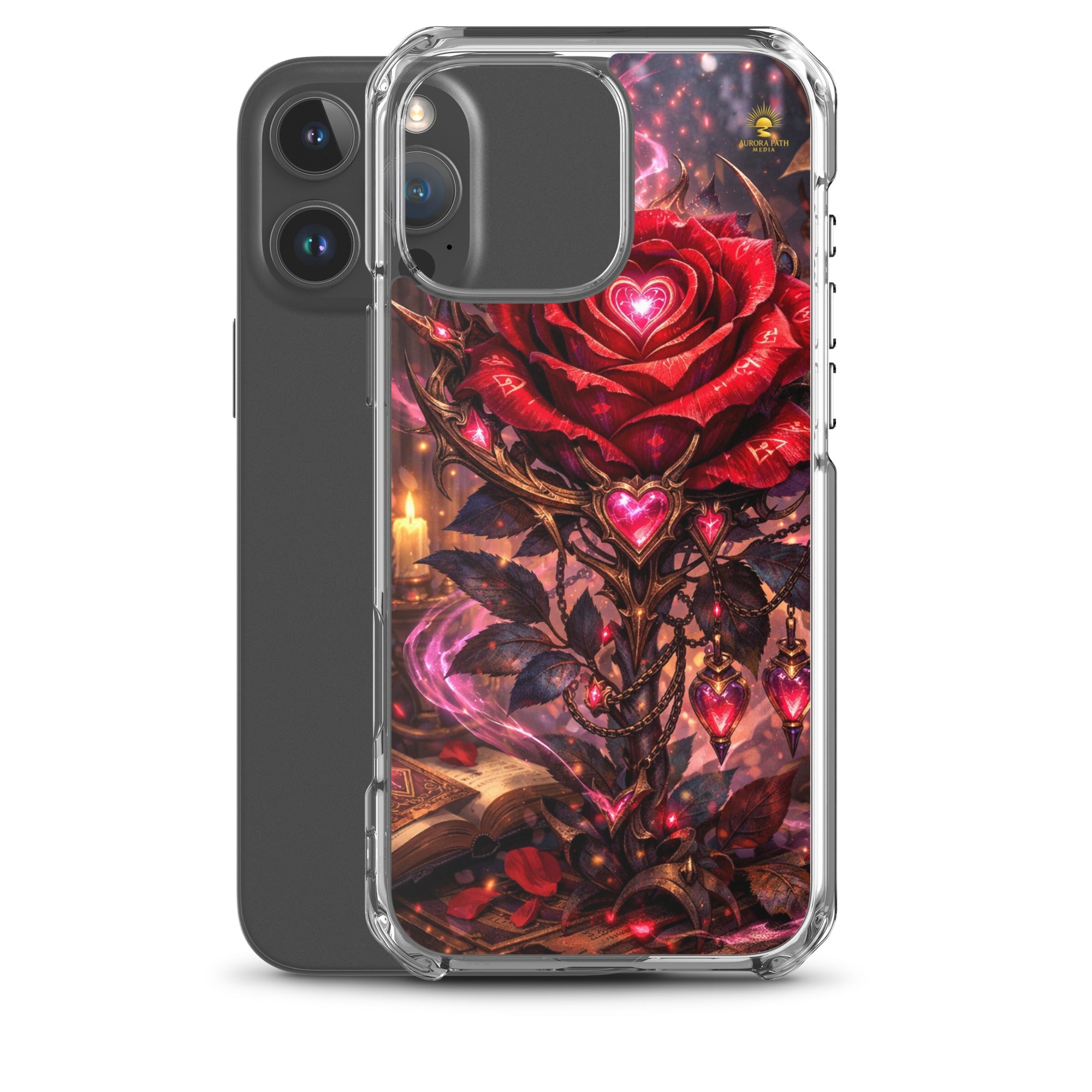 ❤️ Clear iPhone® Case — Slim Transparent Protective Cover - Aurora Path Media2098055_20293Product mockupiPhone 16 Pro Max