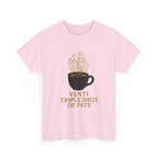 Coffee Tee — "Venti Triple Shot of Fate" Graphic Shirt - Aurora Path Media32954004397187985389Coffee Tee — "Venti Triple Shot of Fate" Graphic ShirtSRed