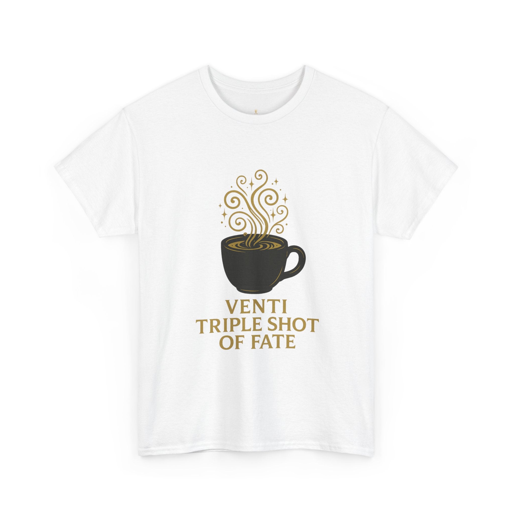 Coffee Tee — "Venti Triple Shot of Fate" Graphic Shirt - Aurora Path Media32954004397187985389Coffee Tee — "Venti Triple Shot of Fate" Graphic ShirtSRed
