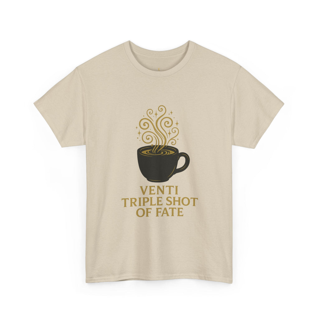 Coffee Tee — "Venti Triple Shot of Fate" Graphic Shirt - Aurora Path Media32954004397187985389Coffee Tee — "Venti Triple Shot of Fate" Graphic ShirtSRed