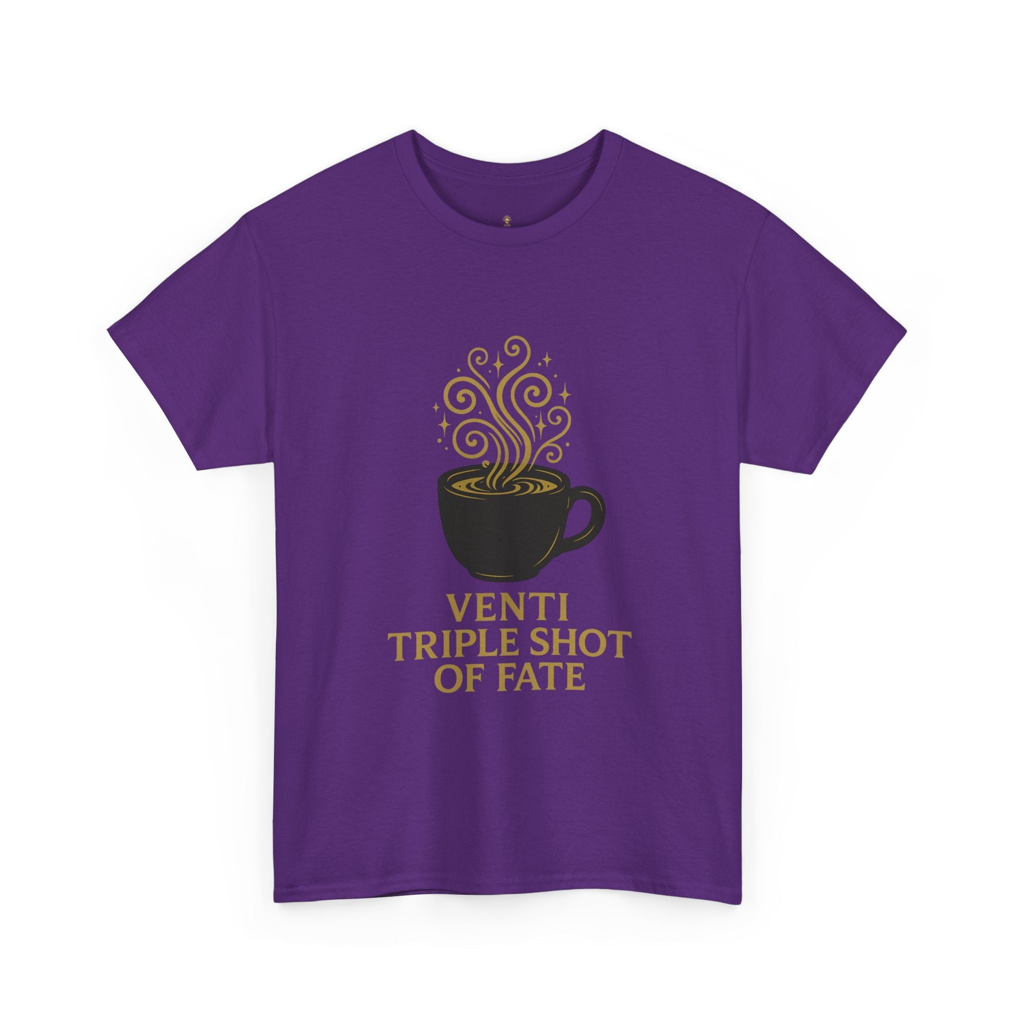 Coffee Tee — "Venti Triple Shot of Fate" Graphic Shirt - Aurora Path Media32954004397187985389Coffee Tee — "Venti Triple Shot of Fate" Graphic ShirtSRed