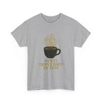 Coffee Tee — "Venti Triple Shot of Fate" Graphic Shirt - Aurora Path Media32954004397187985389Coffee Tee — "Venti Triple Shot of Fate" Graphic ShirtSRed