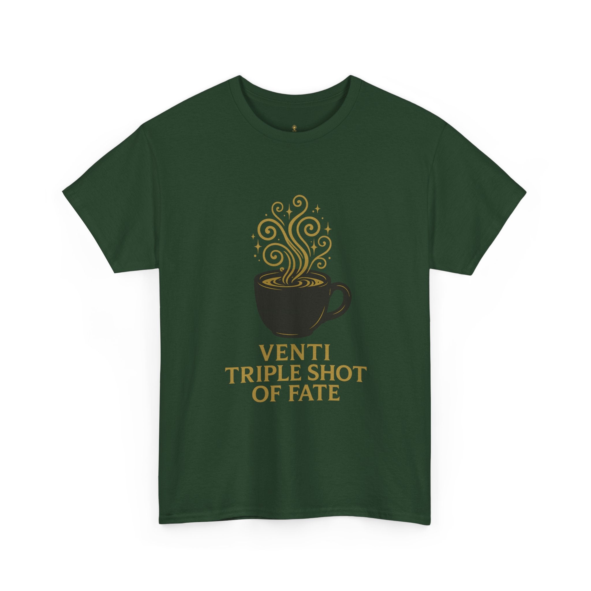 Coffee Tee — "Venti Triple Shot of Fate" Graphic Shirt - Aurora Path Media32954004397187985389Coffee Tee — "Venti Triple Shot of Fate" Graphic ShirtSRed