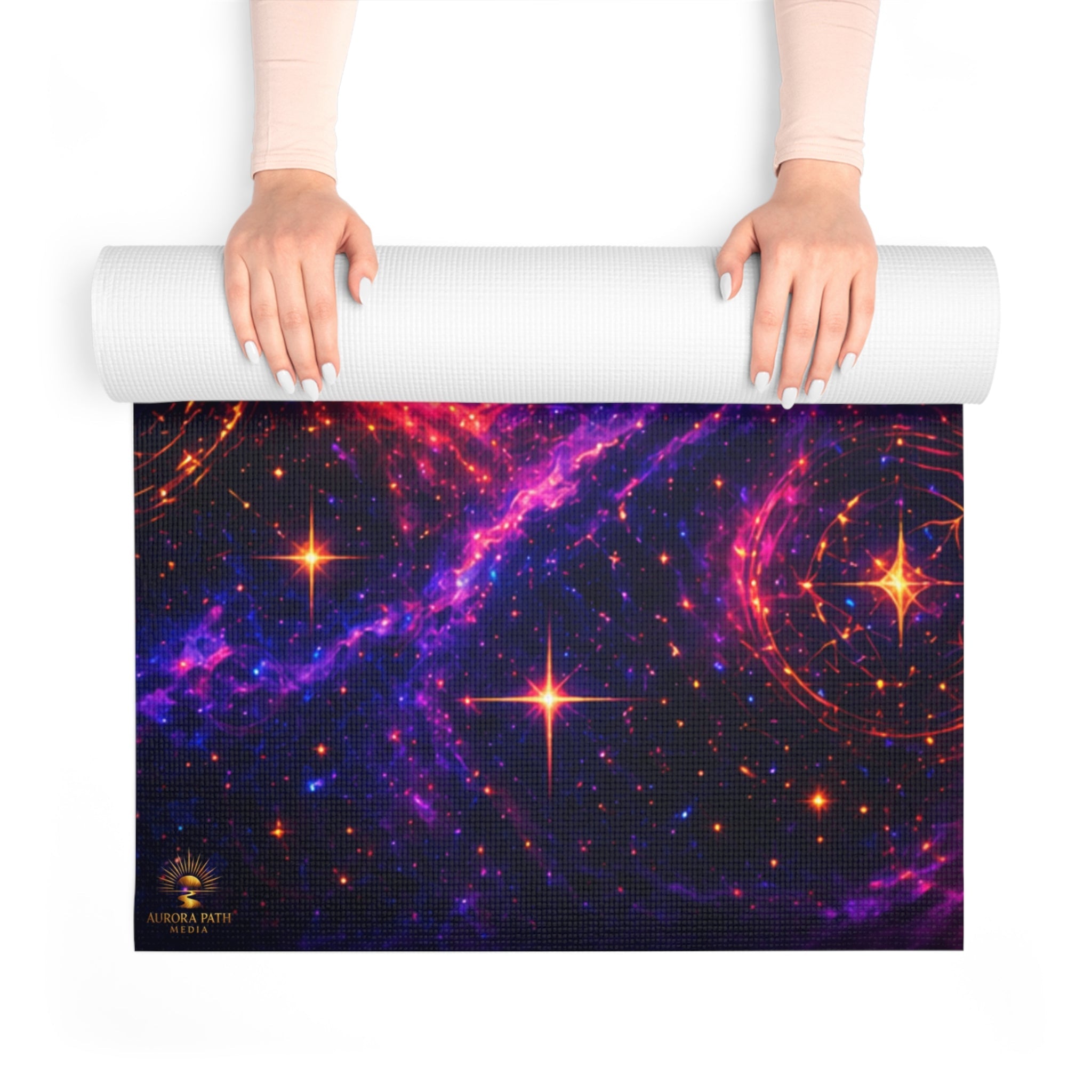 ✨ Cosmic Heart Key Yoga Mat — Ritual Movement Mat - Aurora Path Media89893807495065572589✨ Cosmic Heart Key Yoga Mat — Ritual Movement Mat24” x 72”