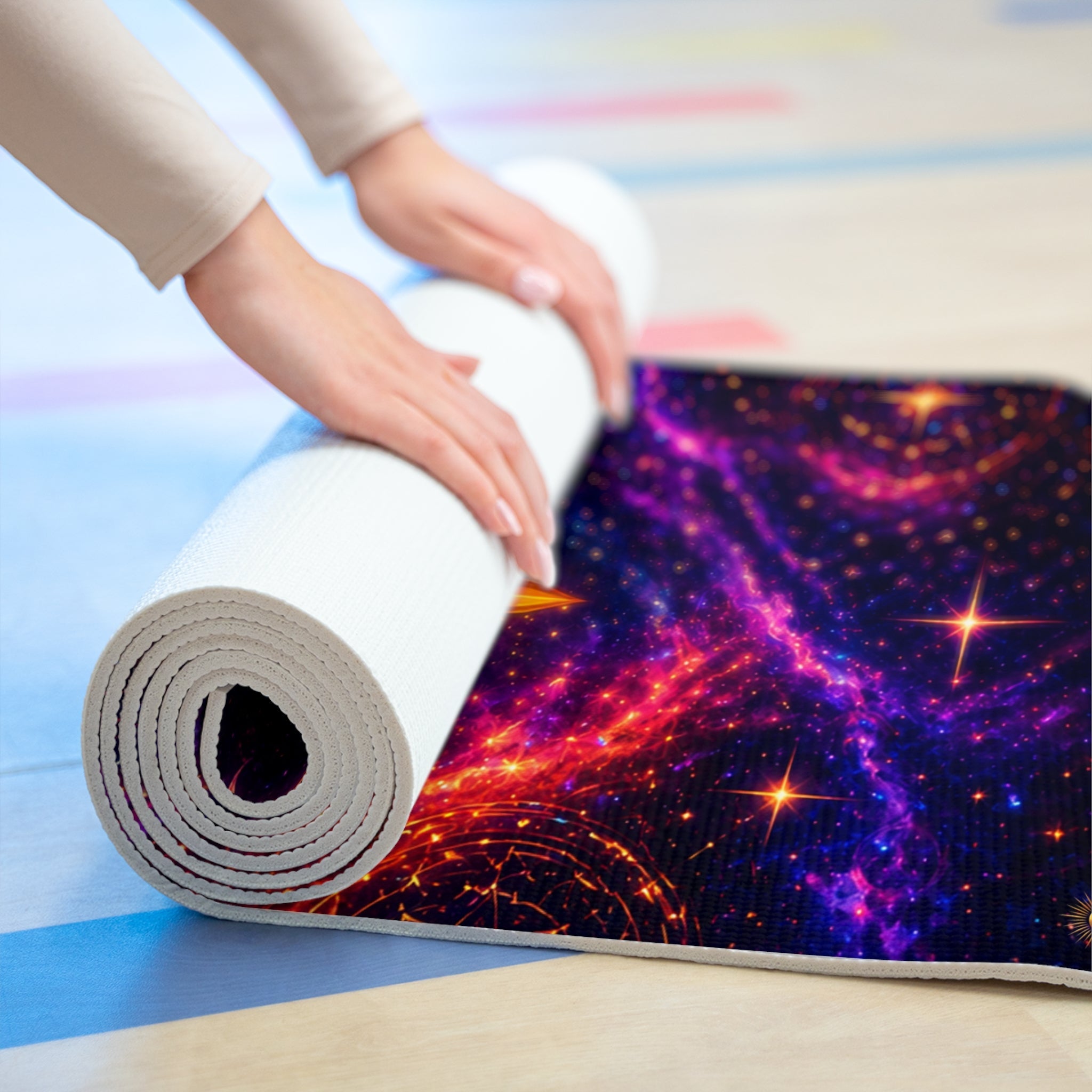 ✨ Cosmic Heart Key Yoga Mat — Ritual Movement Mat - Aurora Path Media89893807495065572589✨ Cosmic Heart Key Yoga Mat — Ritual Movement Mat24” x 72”