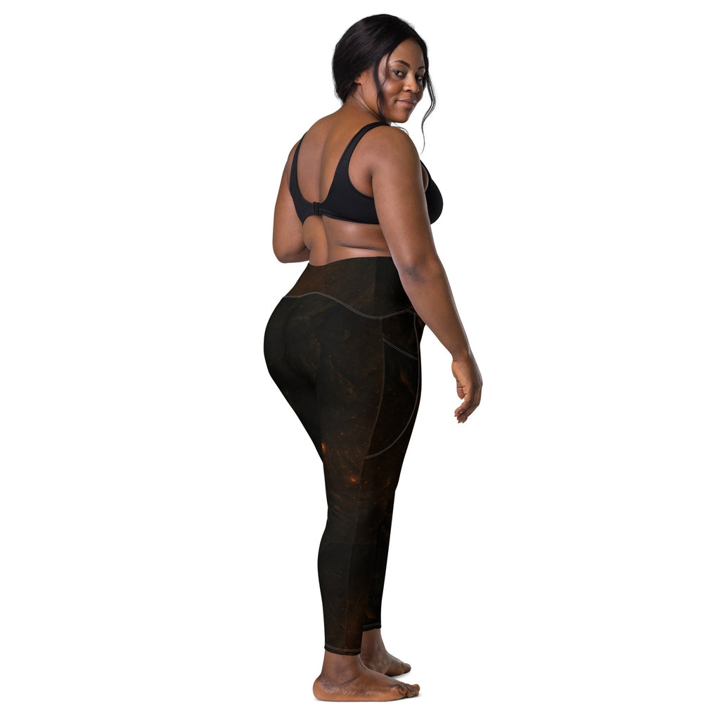 Crossover leggings with pockets - Aurora Path Media4978382_14136Product mockup2XS