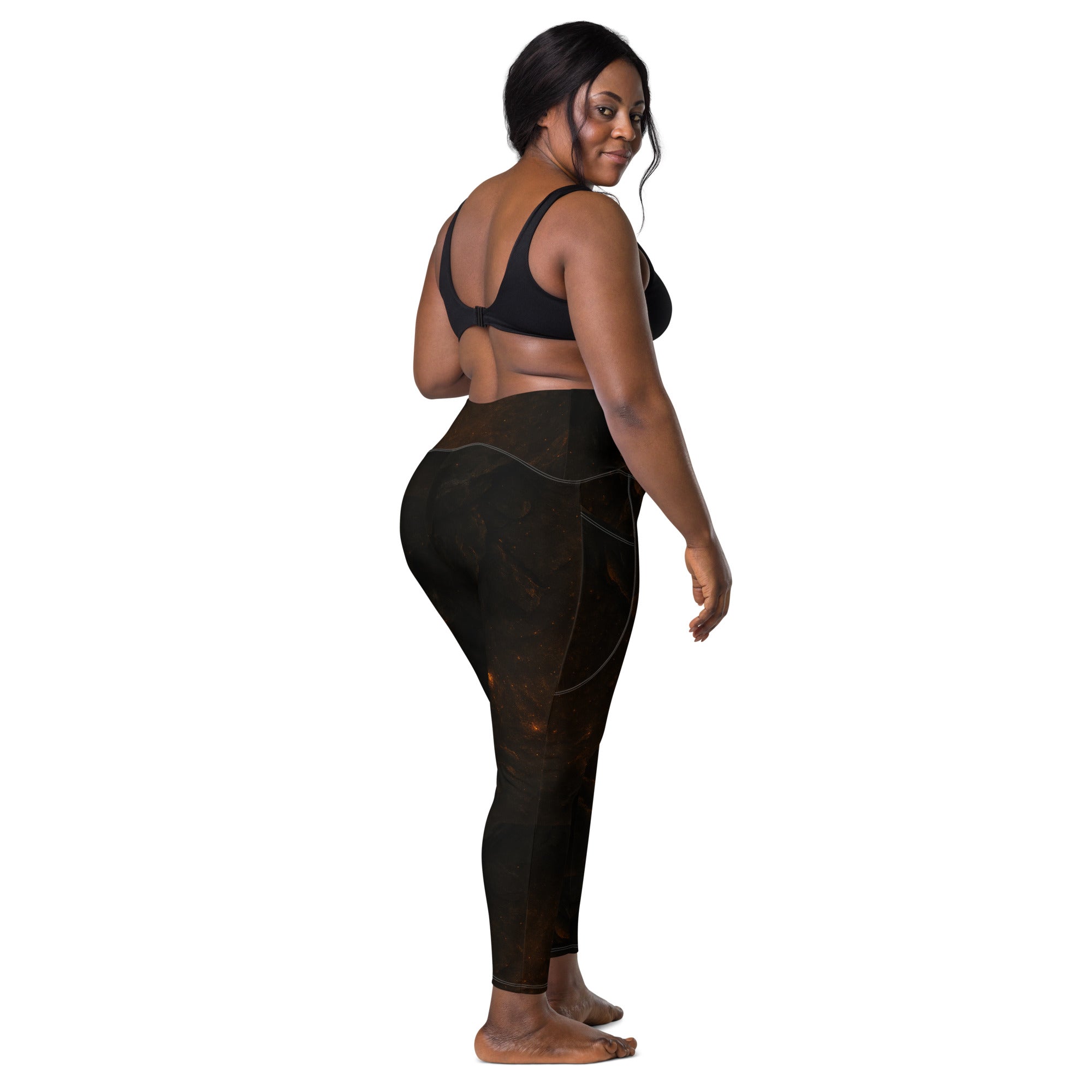 Crossover leggings with pockets - Aurora Path Media4978382_14136Product mockup2XS