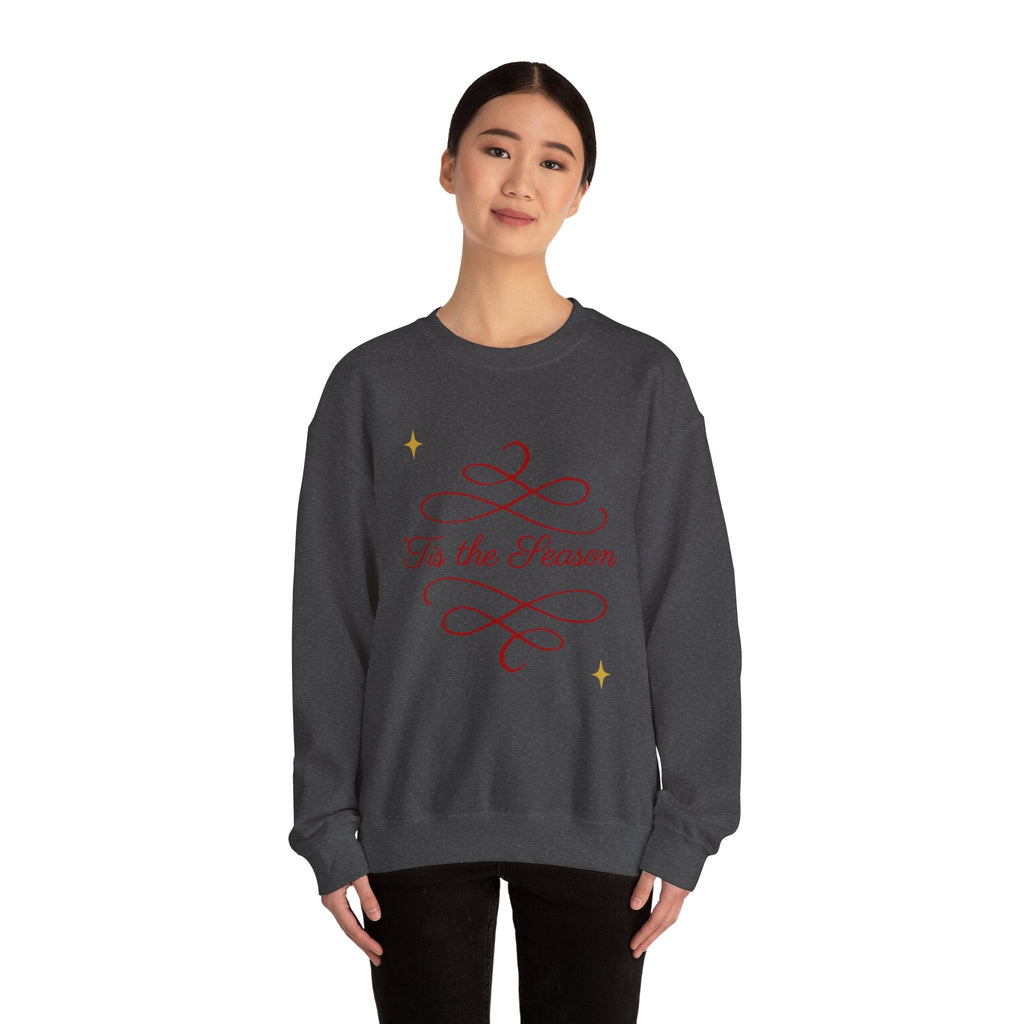 Festive "Tis the Season" Crewneck Sweatshirt — Holiday Cozy Pullover - Aurora Path Media17261625068985265087Festive "Tis the Season" Crewneck Sweatshirt — Holiday Cozy PulloverRedS