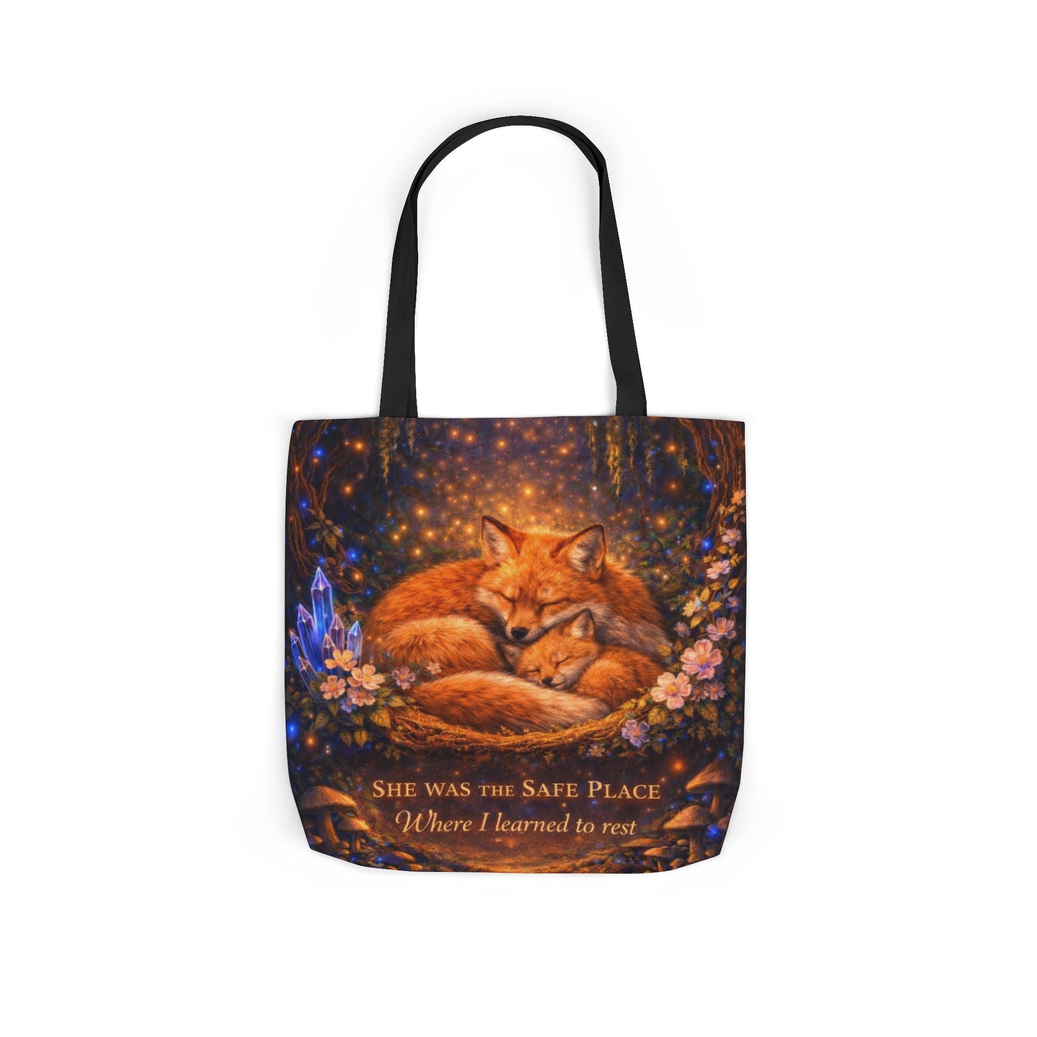 🌷 Fox Guardian Canvas Tote Bag - Aurora Path Media18357086850193544574🌷 Fox Guardian Canvas Tote BagWhite18" × 18''