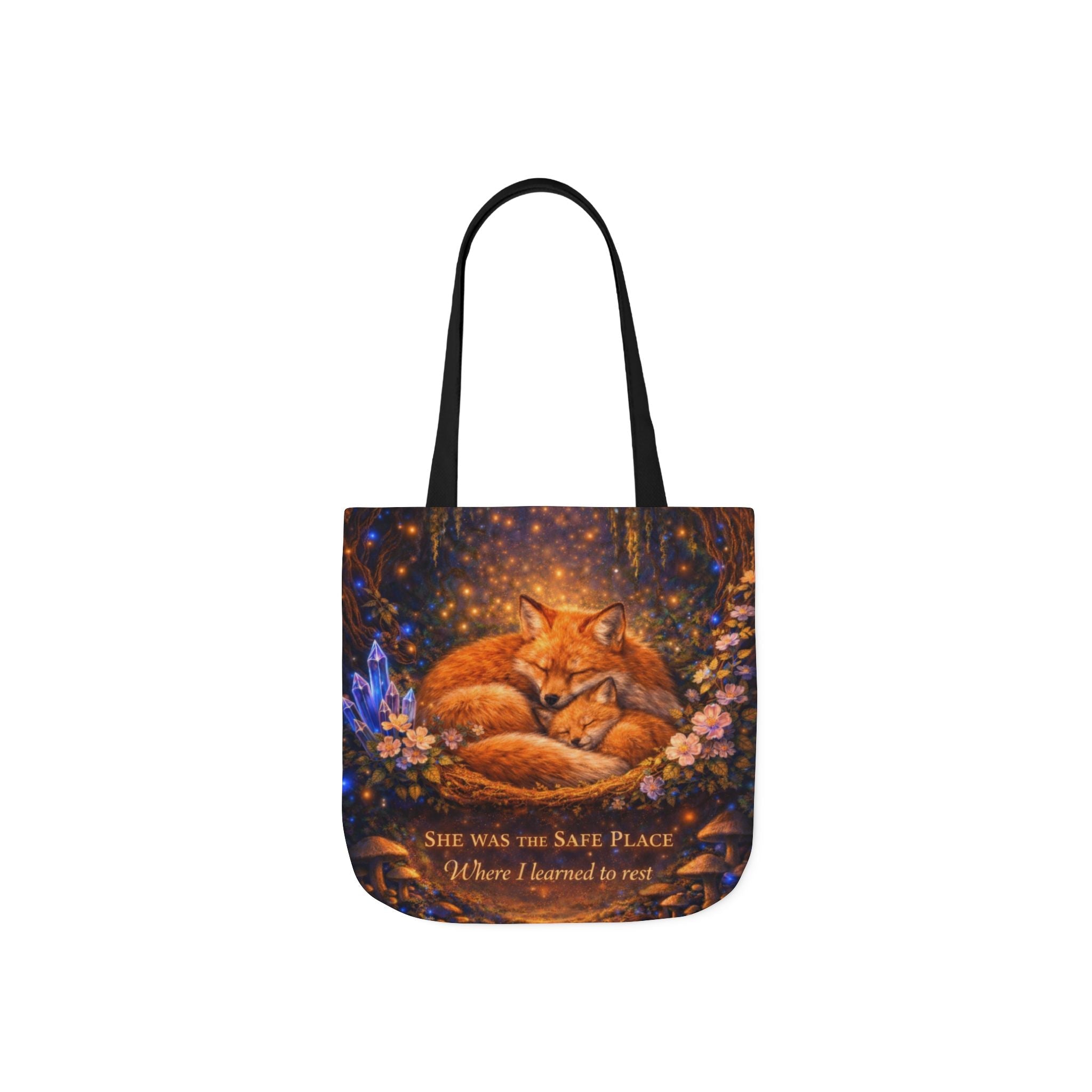 🌷 Fox Guardian Canvas Tote Bag - Aurora Path Media18357086850193544574🌷 Fox Guardian Canvas Tote BagWhite18" × 18''