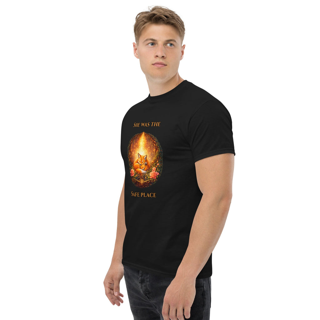 🌷 Fox Guardian Design — Unisex Classic Tee - Aurora Path Media3674979_11546Product mockupSBlack