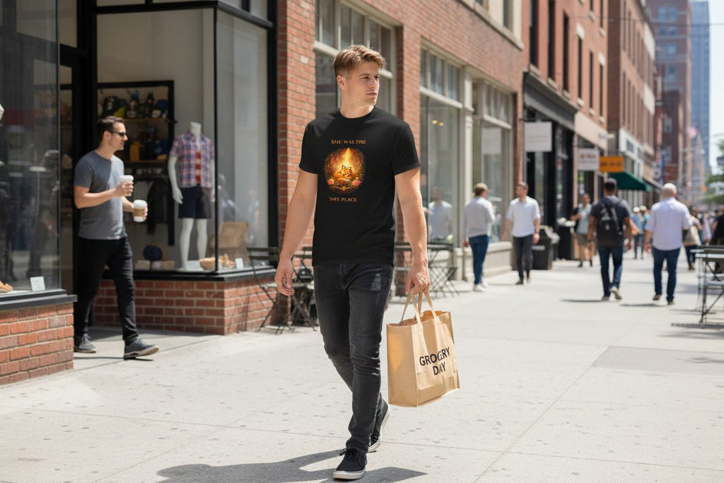 🌷 Fox Guardian Design — Unisex Classic Tee - Aurora Path Media3674979_11546Product mockupSBlack