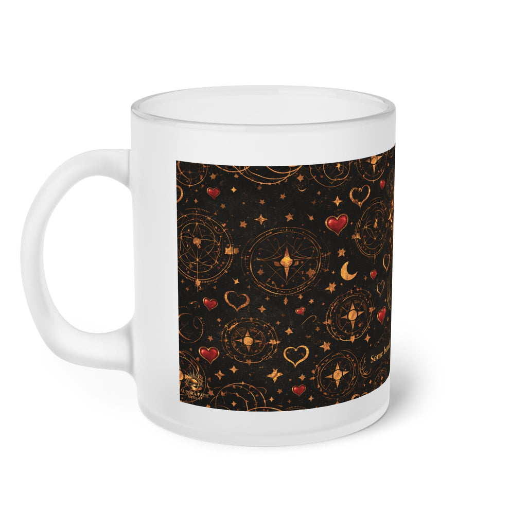 Frosted Glass Mug — Heart Key Magical Love Design (Some bonds are written in magic) - Aurora Path Media95675387778415624812Frosted Glass Mug — Heart Key Magical Love Design (Some bonds are written in magic)Frosted11oz