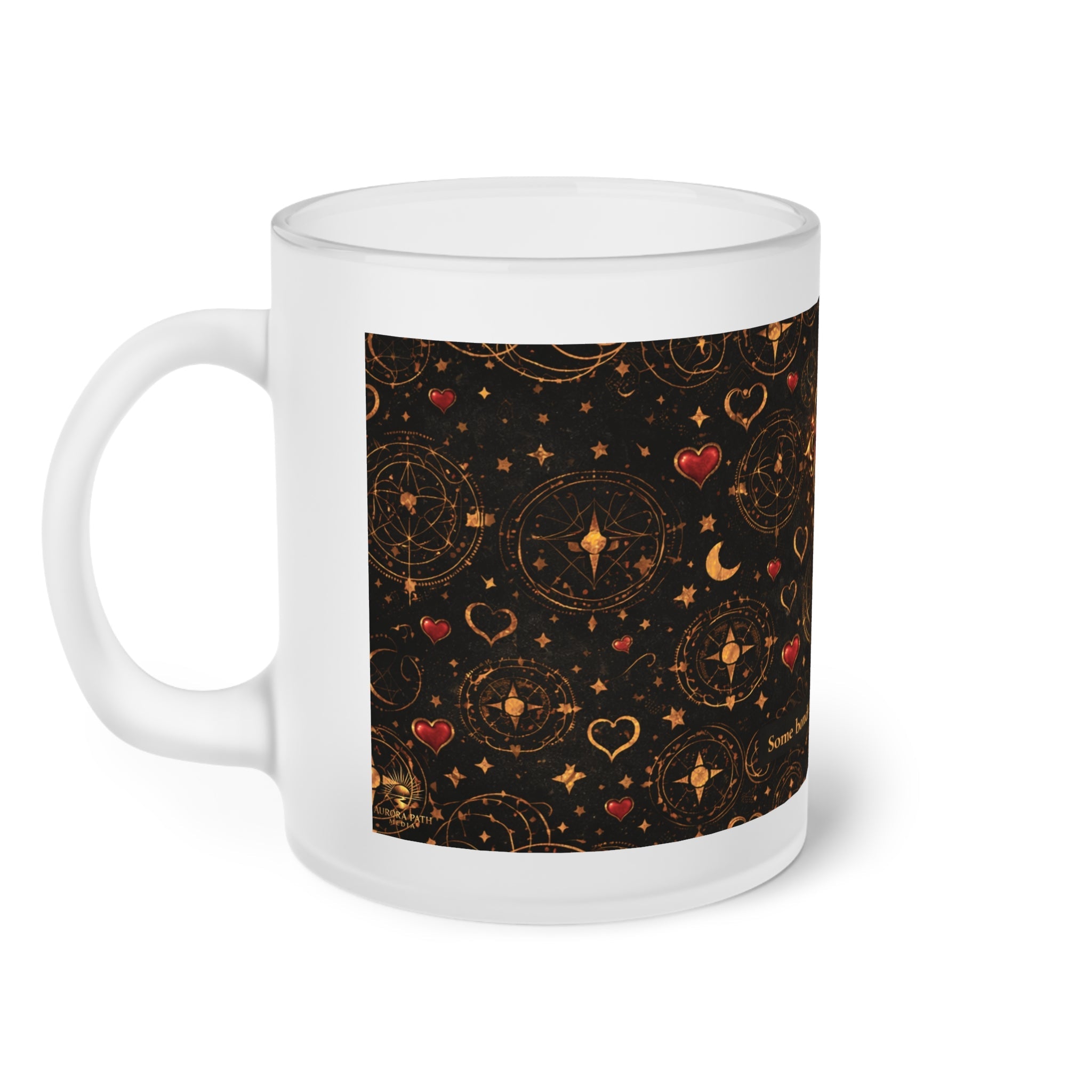 Frosted Glass Mug — Heart Key Magical Love Design (Some bonds are written in magic) - Aurora Path Media95675387778415624812Frosted Glass Mug — Heart Key Magical Love Design (Some bonds are written in magic)Frosted11oz