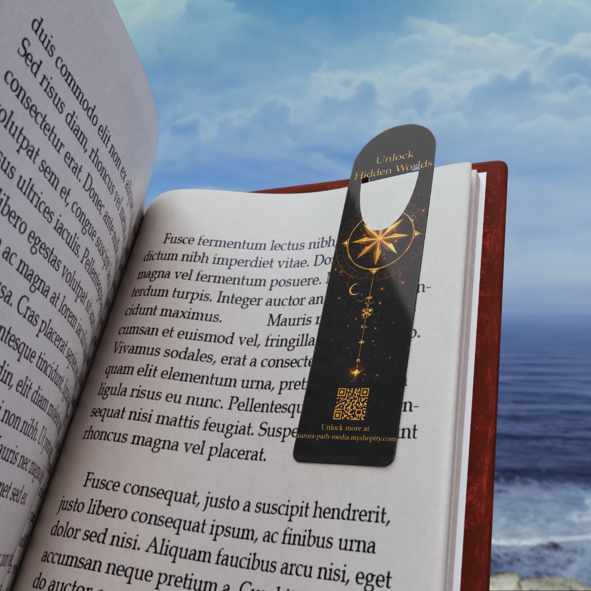 ✨ Golden Star Celestial Bookmark — "Unlock Hidden Worlds" Metal Bookmark - Aurora Path Media30319630961521732628✨ Golden Star Celestial Bookmark — "Unlock Hidden Worlds" Metal BookmarkWhiteOne size