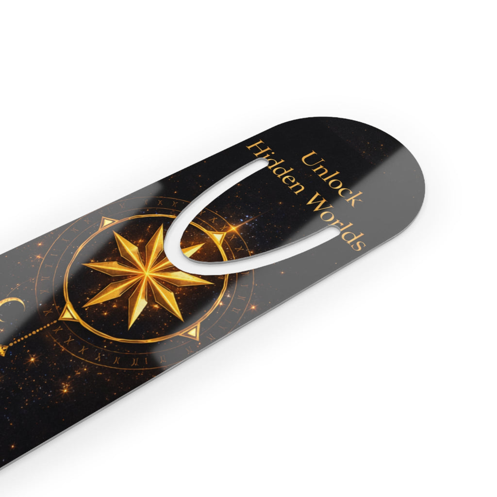 ✨ Golden Star Celestial Bookmark — "Unlock Hidden Worlds" Metal Bookmark - Aurora Path Media30319630961521732628✨ Golden Star Celestial Bookmark — "Unlock Hidden Worlds" Metal BookmarkWhiteOne size