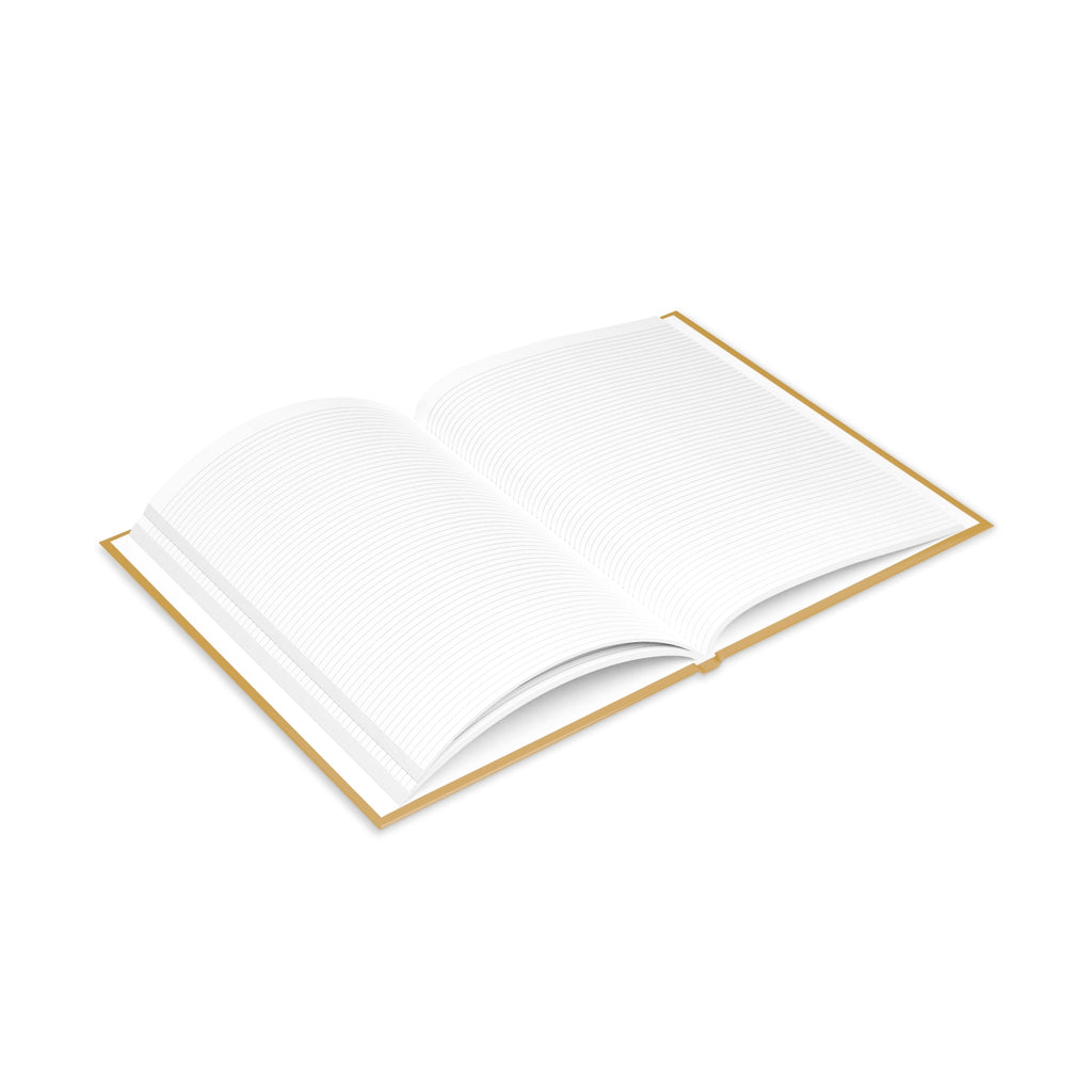 Hardcover Journal — 'Aurora Path' Gold Foil Notebook (Every Key Opens a Story) - Aurora Path Media#original_value#MatteRuled lineA5
