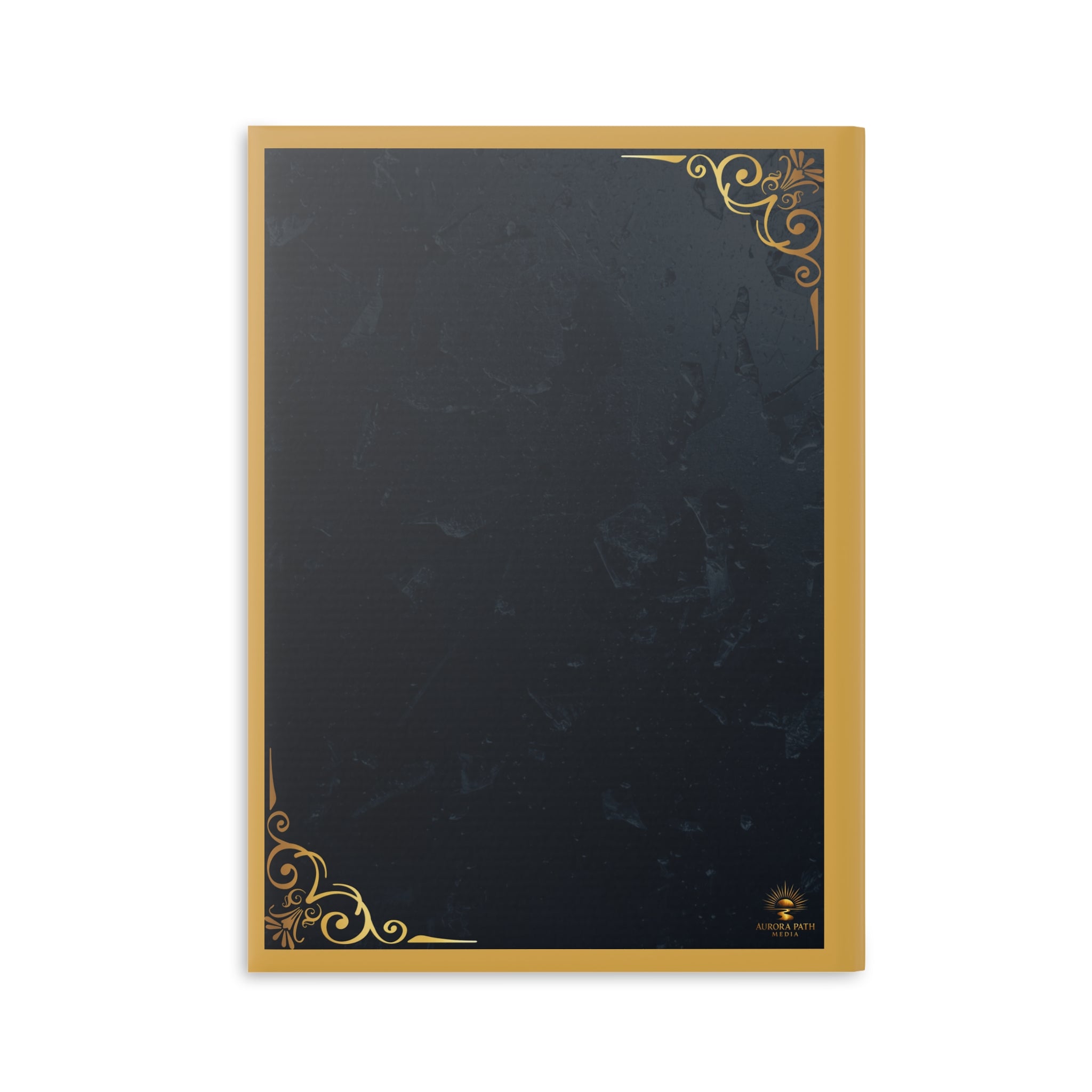 Hardcover Journal — 'Aurora Path' Gold Foil Notebook (Every Key Opens a Story) - Aurora Path Media#original_value#MatteRuled lineB5