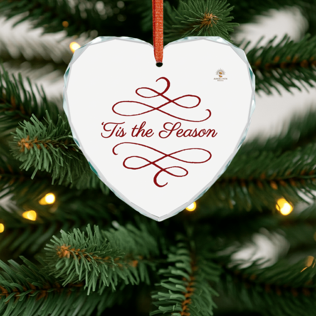 Heart Crystal Ornament - "’Tis the Season" Holiday Keepsake - Aurora Path Media29106623483045873664Heart Crystal Ornament - "’Tis the Season" Holiday KeepsakeOne sizeHeart