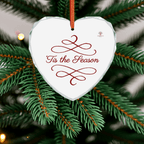 Heart Crystal Ornament - "’Tis the Season" Holiday Keepsake - Aurora Path Media29106623483045873664Heart Crystal Ornament - "’Tis the Season" Holiday KeepsakeOne sizeHeart