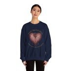 Heart Key Crewneck Sweatshirt – Vintage Ornate Heart Lock Graphic - Aurora Path Media15541725790958123898Heart Key Crewneck Sweatshirt – Vintage Ornate Heart Lock GraphicRedS