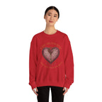 Heart Key Crewneck Sweatshirt – Vintage Ornate Heart Lock Graphic - Aurora Path Media15541725790958123898Heart Key Crewneck Sweatshirt – Vintage Ornate Heart Lock GraphicRedS