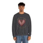 Heart Key Crewneck Sweatshirt – Vintage Ornate Heart Lock Graphic - Aurora Path Media15541725790958123898Heart Key Crewneck Sweatshirt – Vintage Ornate Heart Lock GraphicRedS