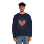 Heart Key Crewneck Sweatshirt – Vintage Ornate Heart Lock Graphic - Aurora Path Media15541725790958123898Heart Key Crewneck Sweatshirt – Vintage Ornate Heart Lock GraphicRedS