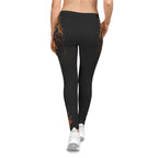 Heart Key Ornate Black Leggings — Women's Casual AOP - Aurora Path Media11025445605611160868Heart Key Ornate Black Leggings — Women's Casual AOPSeam thread color automatically matched to designXS