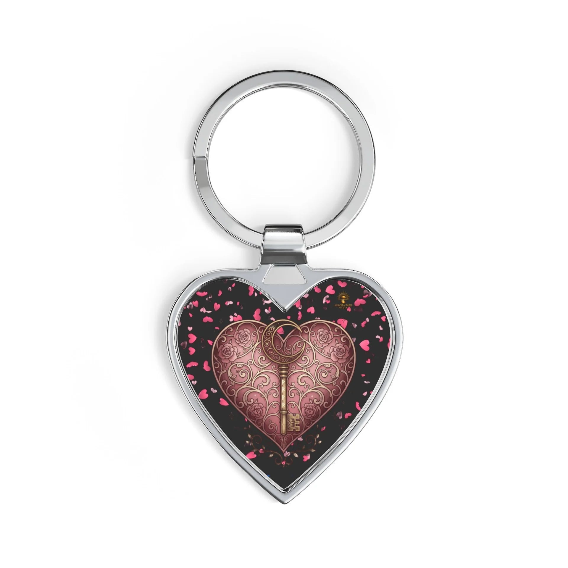 ❤️ Heart & Key Valentine Keepsake Set — Mug + Keychain - Aurora Path Media❤️ Heart & Key Valentine Keepsake Set — Mug + Keychain