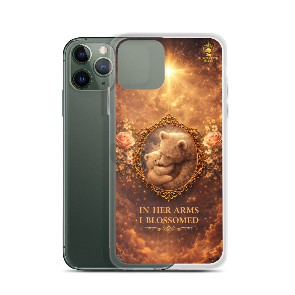 🌷 In Her Arms I Blossomed Motherhood Phone Case® - Aurora Path Media8918081_10995Product mockupiPhone 11 Pro