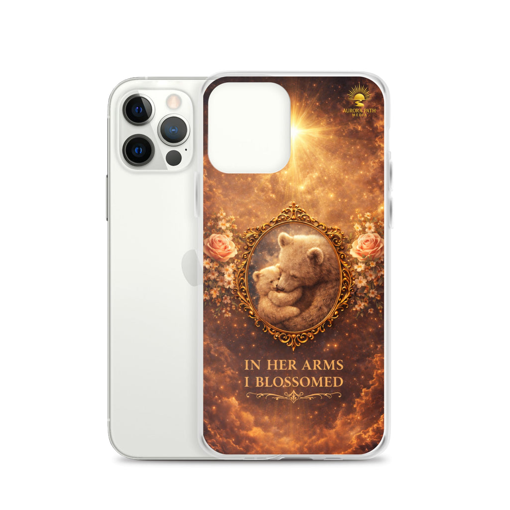🌷 In Her Arms I Blossomed Motherhood Phone Case® - Aurora Path Media8918081_11808Product mockupiPhone 12 Pro