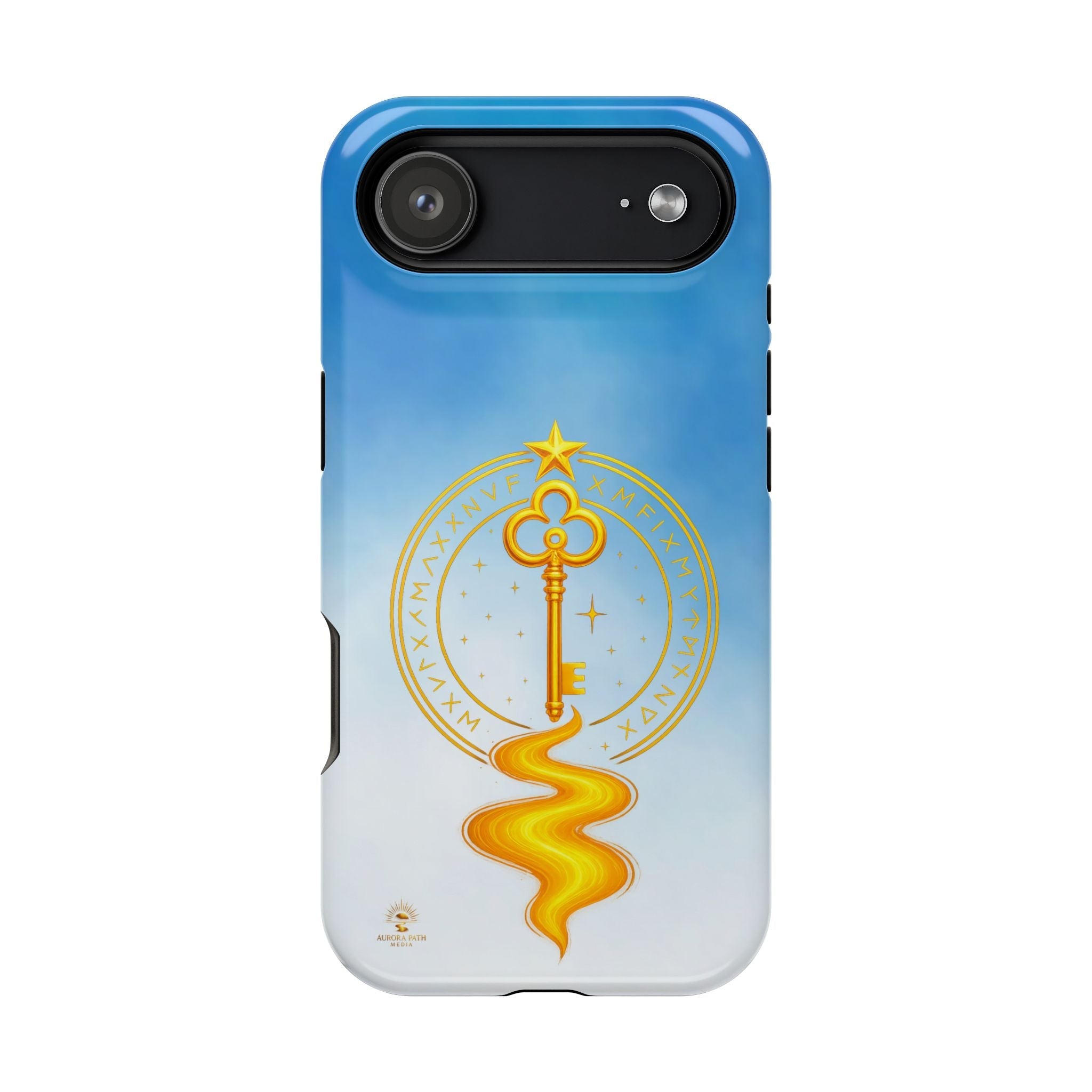 Key of Stars Gradient Impact-Resistant Phone Case - Aurora Path Media#original_value#Without gift packagingGlossyiPhone 17 Air