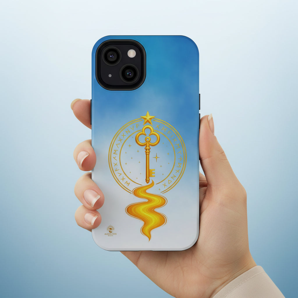 Key of Stars Gradient Impact-Resistant Phone Case - Aurora Path Media#original_value#Without gift packagingGlossyiPhone 13