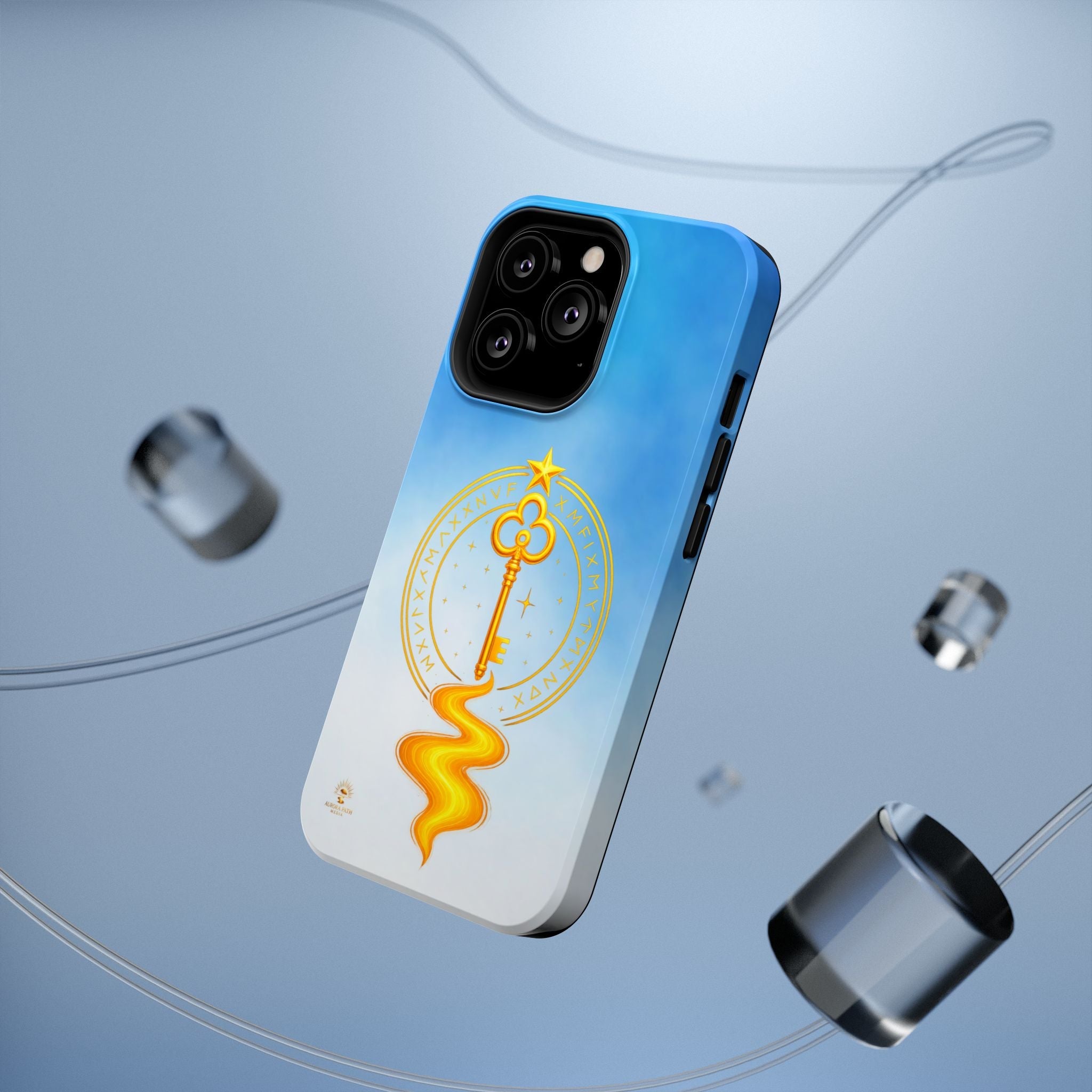 Key of Stars Gradient Impact-Resistant Phone Case - Aurora Path Media#original_value#Without gift packagingMatteiPhone 17 Pro Max